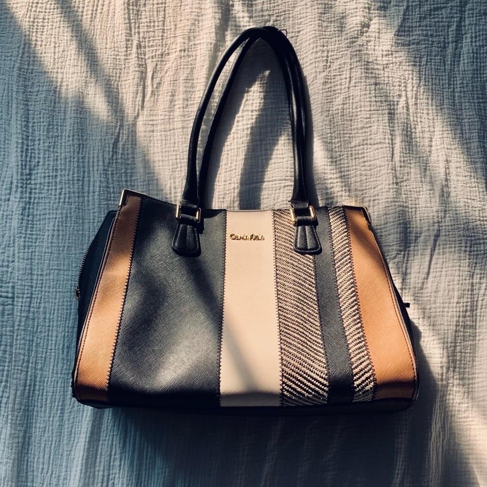 Calvin Klein Color Blocked Purse